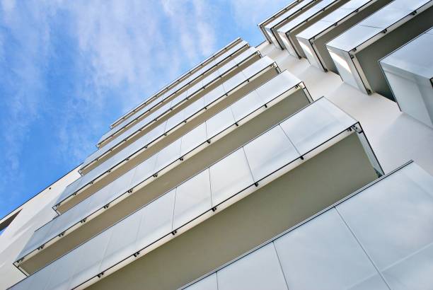 istock Modern apartment buildings exteriors 686952352