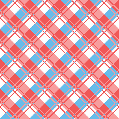 padrão sem emenda de textura xadrez vermelho azul. fundo vetorial. 13755232  Vetor no Vecteezy