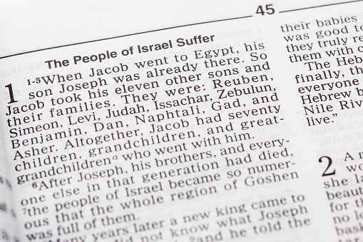 Bible The people of Israel suffer