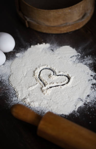 istock Heart Shape on the Flour 686996310