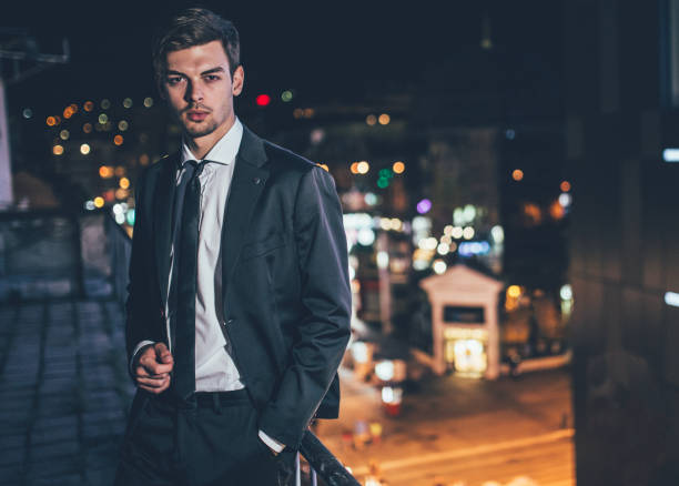 istock Charming young gentleman in suit 686996462
