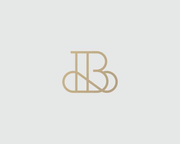 Elegant line curve vector icon. Premium letter B icon design. Luxury linear creative monogram. Elegant line curve vector icon. Premium letter B icon design. Luxury linear creative monogram letter b illustrations stock illustrations