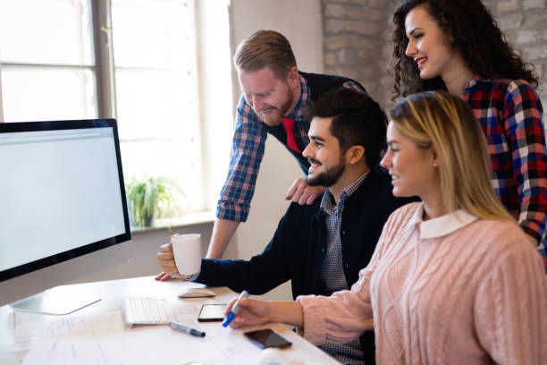 istock Startup Teamwork Brainstorming Meeting concept in office 687034862