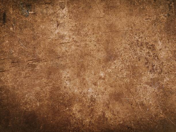 istock Scratched and spotted a metal sheet 687060076