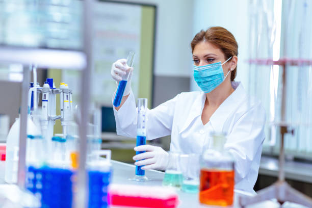 istock Scientist in laboratory, examining new solutions for the scientific research 687061278