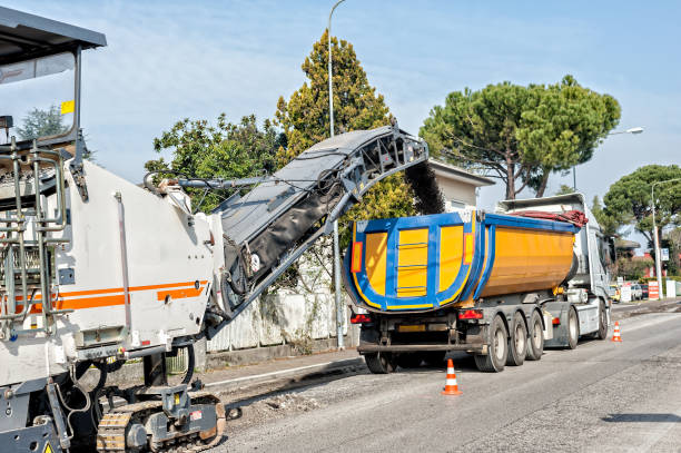 istock Cold milling machine for repair road. 687067468