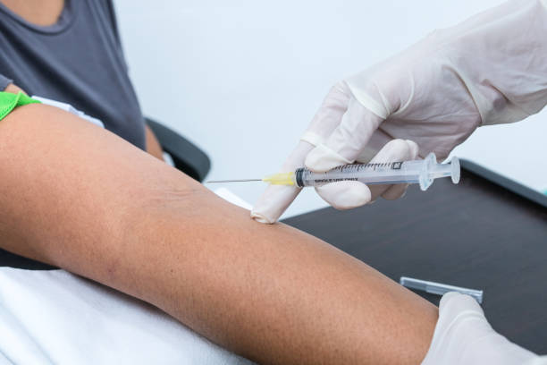 istock Preparation of taking blood sample. 687077390