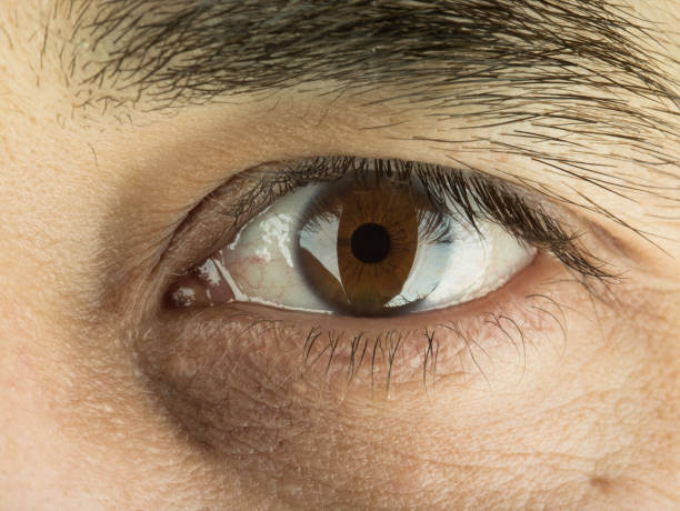 istock Close up of Male Eye 687090554