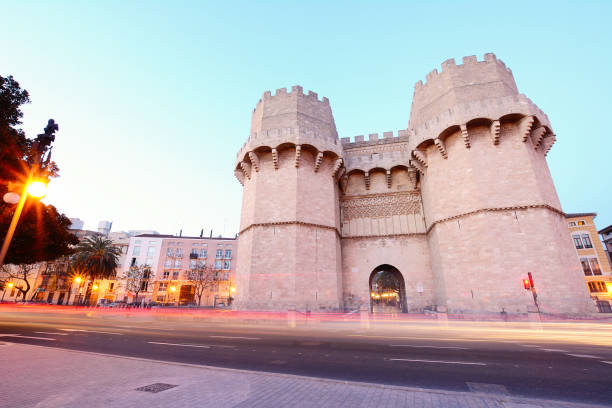 istock Serrano Towers in Valencia, Spain. 687116068