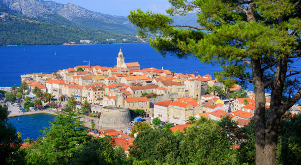 istock Korcula Old Town on Dalmatian coast, Croatia 687120588