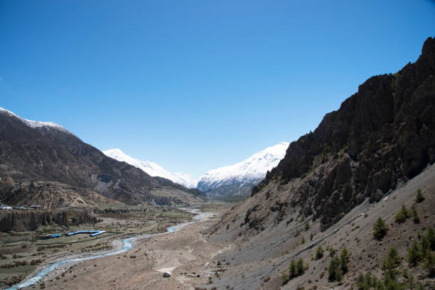 istock Valley with a river in the Himalayas 687128164