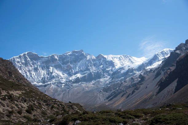 istock Front view of the Himalayas 687134110
