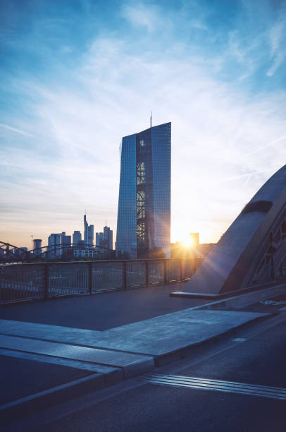 istock European Central Bank Building during sunset 687138148