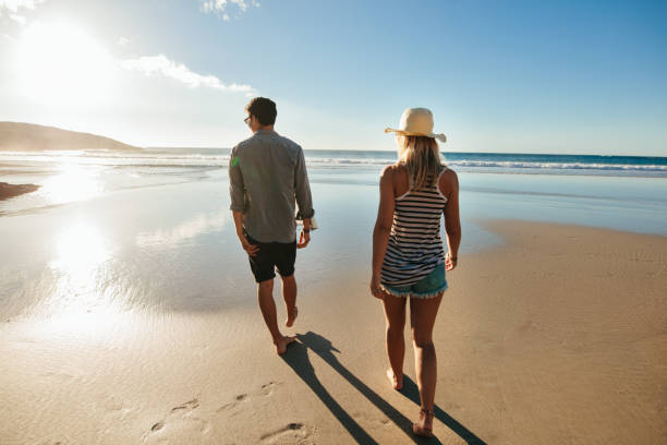 istock Couple on beach holiday in summertime 687157026