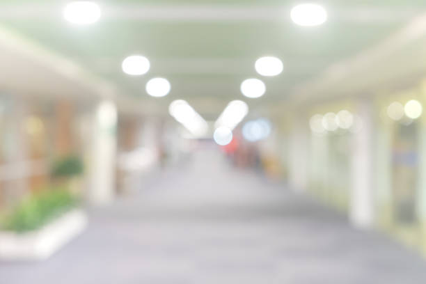 blur walkway in the building at night for abstract background. blur walkway in the building at night for abstract background. finch photos stock pictures, royalty-free photos & images