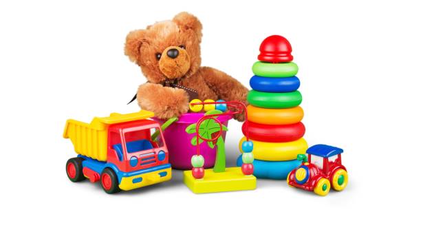 Toys. Toys collection isolated on  background toy stock pictures, royalty-free photos & images