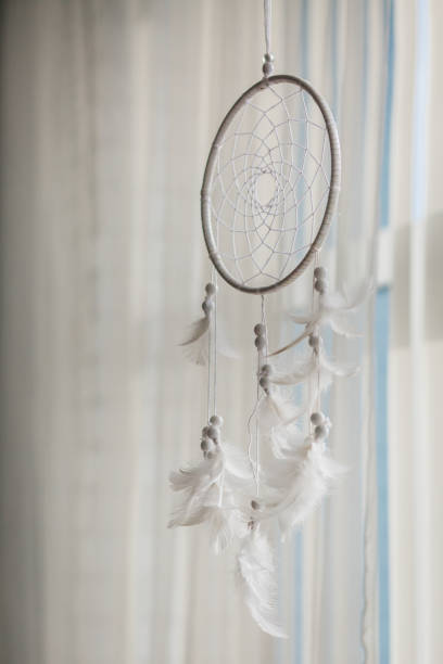 istock Close up of Dream Catcher on meadow background 687166022