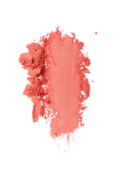 istock Smear of crushed orange eyeshadow 687169924