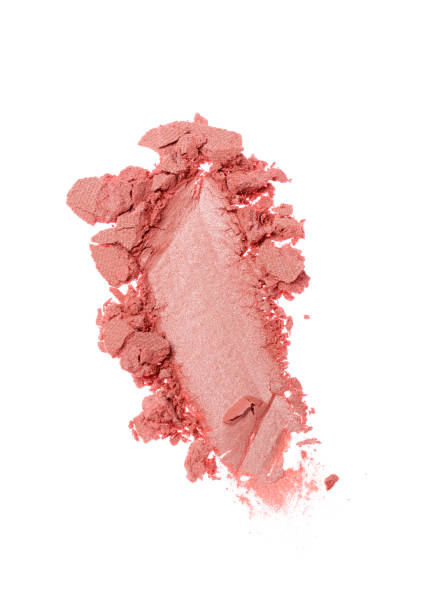 istock Stroke of crushed shiny pink eyeshadow 687170008