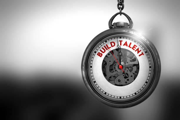 istock Build Talent on Watch Face. 3D Illustration 687193964