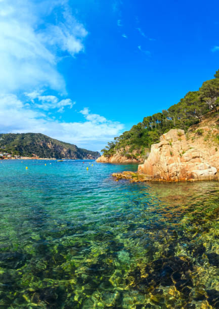 istock Summer sea rocky coast view (Spain). 687200400