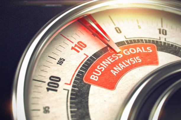 istock Business Goals Analysis - Business Mode Concept. 3D 687200586