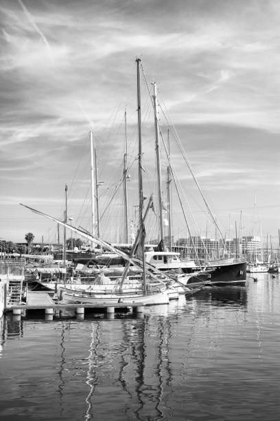 istock Yachts in port of Barcelona 687200626