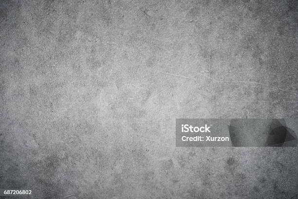 Concrete Wall Stock Photo - Download Image Now - Gray Background, Textured, Full Frame