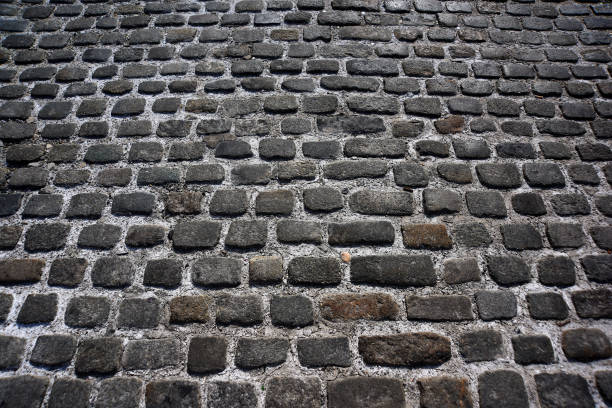 istock Cobble Stone Street pavement 687210644