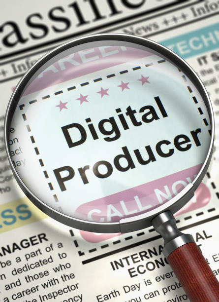istock Digital Producer Hiring Now. 3D 687213000