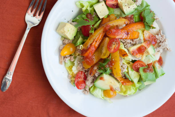 istock Turkey Fajita Tostada 687218340
