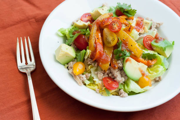 istock Turkey Fajita Tostada 687218348