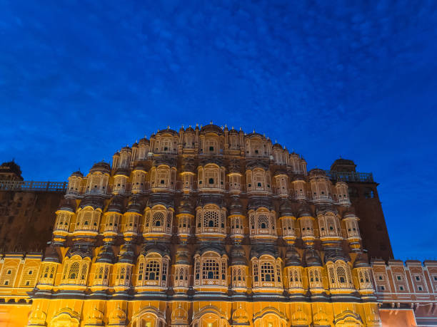 istock palace of the Winds in Jaipur at night 687235116