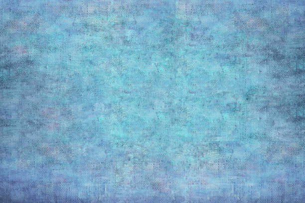 istock Abstract mysterious night sky blue oil paint background with brush strokes on canvas. 687240612