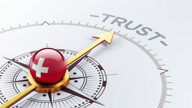 vertrauen konzept - in gold we trust stock-grafiken, -clipart, -cartoons und -symbole
