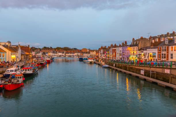 istock Fishing harbour in Weymouth, Dorset, UK. 687244990