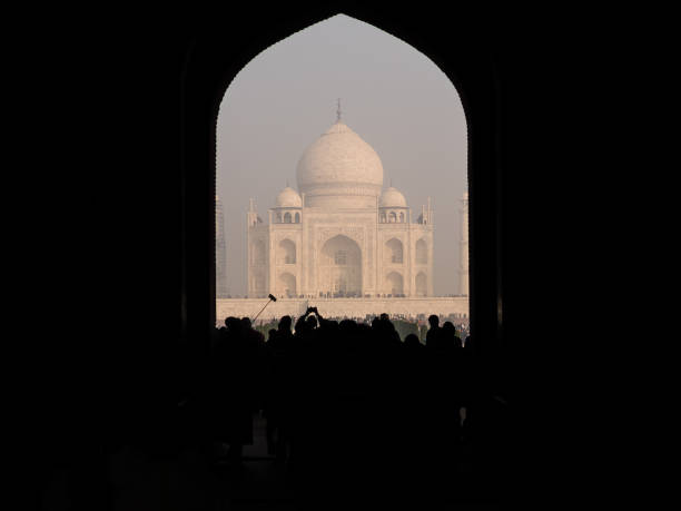 istock Visiting the Taj Mahal in Agra 687254032