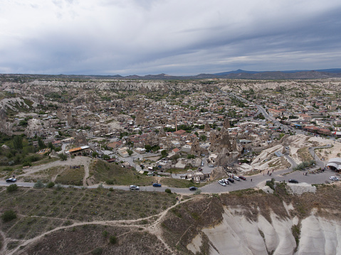 Aerial view of Goreme, Cappadocia