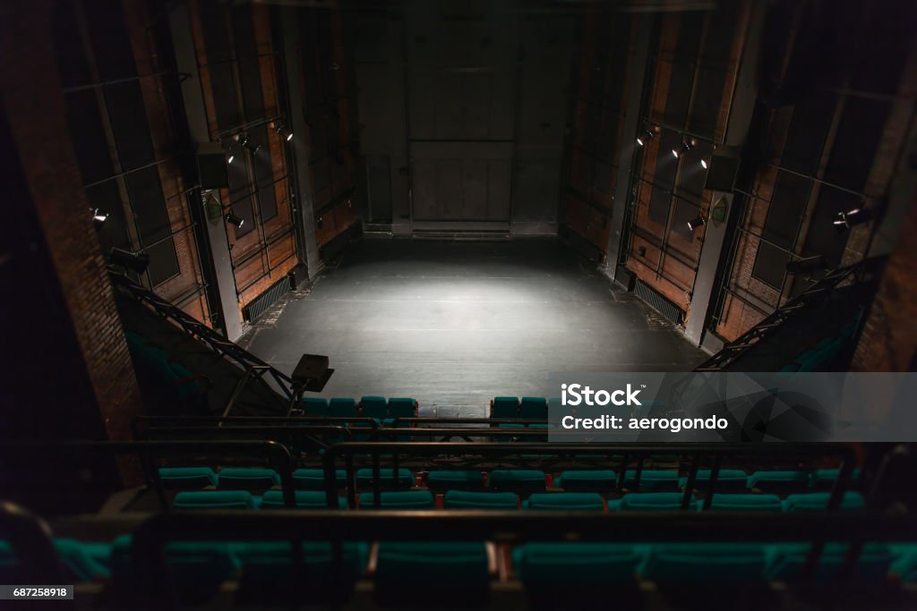 空の劇場の舞台 - 劇場のロイヤリティフリーストックフォト