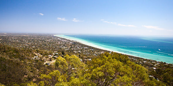 Murray's Lookout on Arthurs Seat Tourist Rd looking over Mornington Peninsula, Victoria, Australia