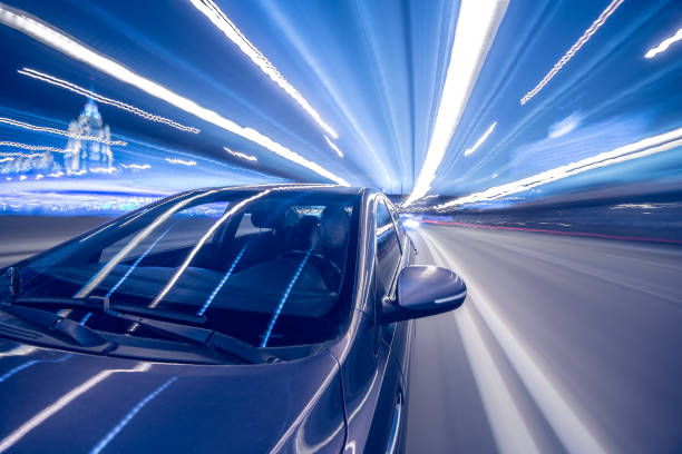 istock night city drive by car 687283610