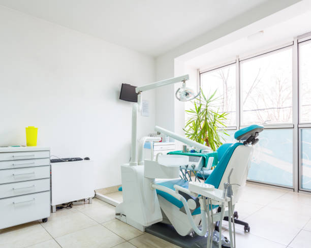 Modern dentist's office Modern dentist's office interior dental drill stock pictures, royalty-free photos & images