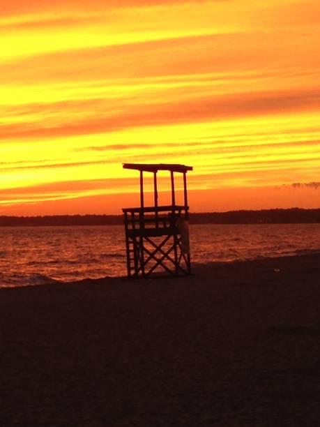istock The Blazing Sunset at the Beach (2) 687310032