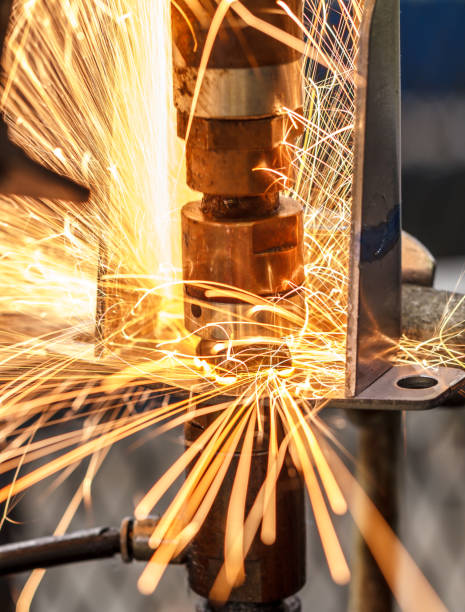 istock Spot welding Industrial automotive 687310496