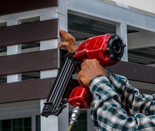 tiro con pistola con chiodi pneumatici - gas fitter immagine foto e immagini stock