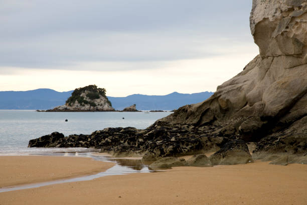istock Golden Sand Beach New Zealand 687334552