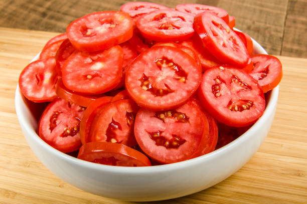 istock Slices of red tomatoes 687341248