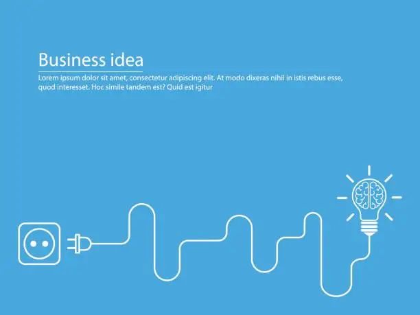 Vector illustration of 02-concept business idea