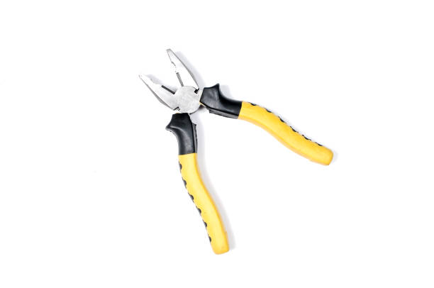 istock yellow pliers isolated on white background 687344436