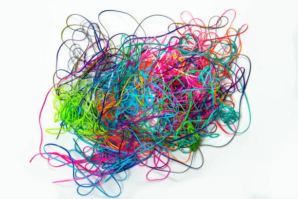 Photo of Tangled Lanyard Strings